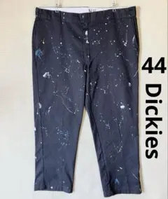 ペンキ飛び W44 Dickies 874 ワークパンツ TCツイル ブラック