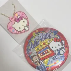 キラキラBIG缶バッジ2 Love!ラバ星ちょこクランチ　ハローキティセット