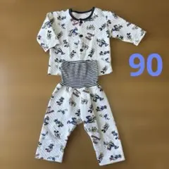 ミッキー パジャマ 春秋 90 キルティング