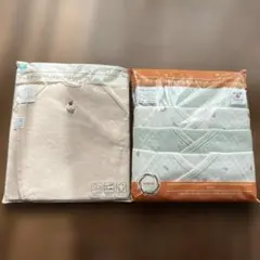 あったかキルト新生児肌着長袖4点セット&長袖ドレスオール