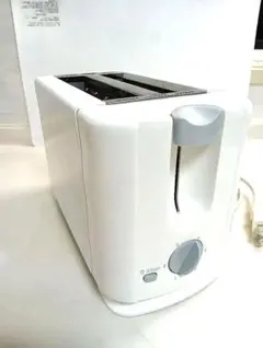 ポップアップトースター 本体 ホワイト 6段階焼きストップ付きのサムネイル