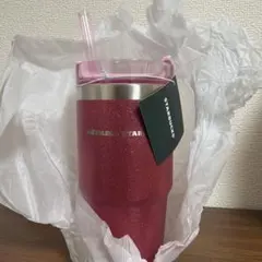 《未使用》 スタンレー スターバックス ステンレス タンブラー グリッターピンク