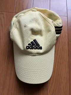 adidas メッシュキャップ イエロー フリーサイズ