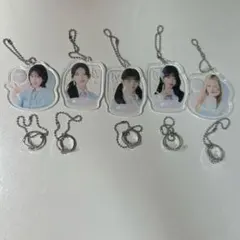 IVE ガチャガチャ アクリルキーホルダー キーチェーン ネームリングチャーム