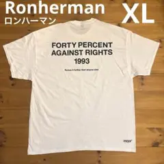 UNDER ronherman 白　プリント　Tシャツ　XL ネイバーフッド
