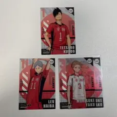 ハイキュー　クリアカードコレクションまとめ売り　音駒高校