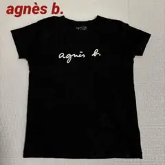 agnès b. アニエスベー ブラック ロゴ Tシャツ T1 サイズ Sサイズ