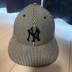 NEW ERA ニューヨークヤンキース ヒッコリーストライプ キャップ