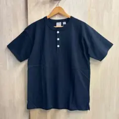 グッドウエア グッドウェア ヘンリーネックTシャツ 半袖 ブラック 黒 Mのサムネイル