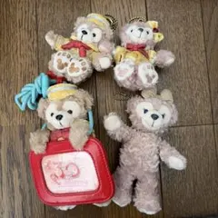 ダッフィー パスケース　ぬいぐるみセット
