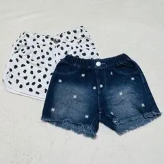 キッズ　ショートパンツ2点　120