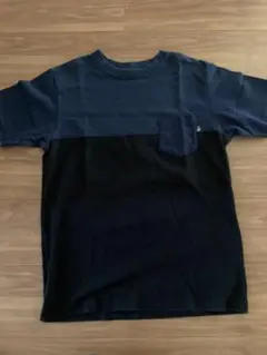 ザノースフェイス　ブラック×ネイビー　バイカラー　Tシャツ Mサイズ