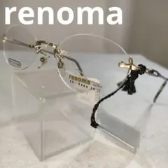 378 超美品　レノマ　renoma　メガネ　デモレンズ　25-9844