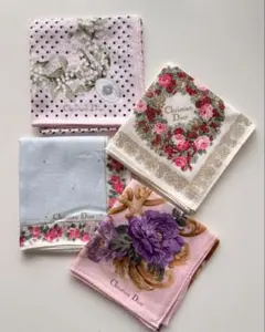Christian Dior ハンカチセット 4枚