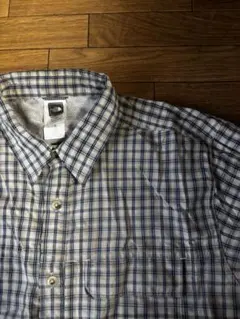 vintage THE NORTH FACE チェック半袖シャツ