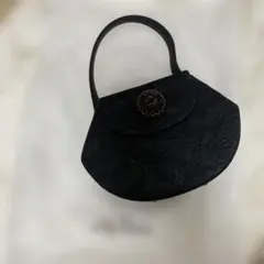 Lily Brown　黒　ハンドバッグ