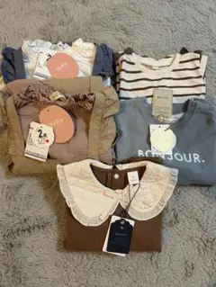 新品未使用品ベビー服 6点セット フリルデザイン