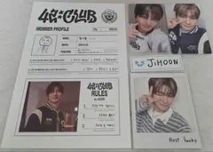 【TWS ジフン】42:CLUB プロフィール トレカ インスタントフォト