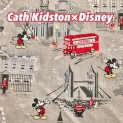 ⭐️キャスキッドソン×ディズニー ミッキー インロンドン　シーチング生地