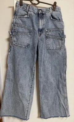 REPLAY ワイドレッグデニムパンツ