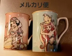 ディズニー　アリエル　白雪姫　マグカップ
