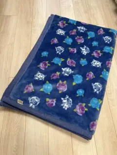 花柄 アクリル毛布 シングル西川産業　ungaro