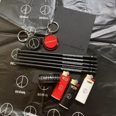 peaceminusoneキーホールダー&クリップセット peaceminusone(ピースマイナスワン) キーホルダー・キーリング