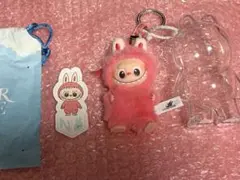 POP MART ホリデーキャラクターセット　ラブブ　ピンク　イニシャル　N
