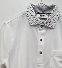 ヴィンテージ JOSEPH ABBOUD ポロシャツ ホワイトのサムネイル