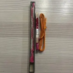 佐賀錦帯締め ピンク　白　金　オレンジ3本セット新品未使用