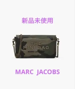 【新品】MARC JACOBSカモ ジャカード ミニ バッグ ショルダー