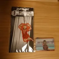 ハイキュー!! 孤爪研磨アクリルキーホルダーとカード(NO.14)2点セット