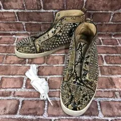 Christian Louboutin リアルパイソン スタッズ 6819T