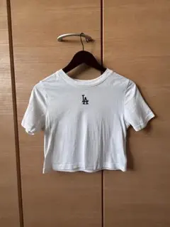 GYDA LAロゴ刺繍 ホワイト Tシのサムネイル