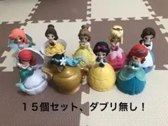 【極美品】ディズニープリンセス　カプキャラヒロインドール　１５点セット