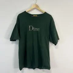 Dime ダイム Tシャツ 半袖 グリーン ロゴプリント　XLサイズのサムネイル