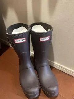 HUNTER ブラック 長靴 バックル付き