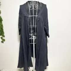 近年モデル】ハウスオブロータス サテン 変形チュニック ポンチョ