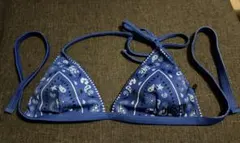 DIESEL水着 ビキニトップ サイズXS ペイズリー柄 ディーゼル