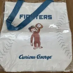 おさるのジョージ×日本ハムファイターズ　トートバッグ