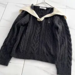 Herlipto Sailor-Collar Cable Knitのサムネイル
