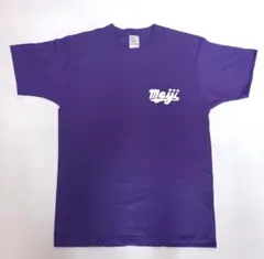 プロ野球応援 メイジ 明治 Meiji Tシャツ 紫紺 M 古着のサムネイル