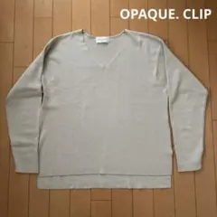 OPAQUE. CLIP レディース　長袖　春物ニット
