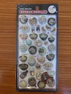 正規品 ボンボンドロップシール 和柄 新作 ラーメン