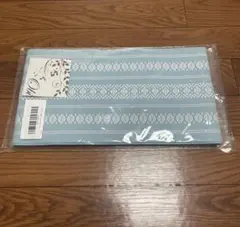 半幅帯 献上柄 水色