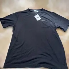 新品 FILA メンズ Tシャツ ブラック L