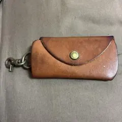 レザーキーケース ブラウン MADE IN JAPAN