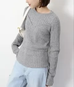SLOBE IENA グレー ニット