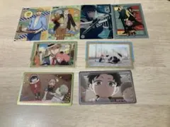 スパイファミリーのステッカーとカード