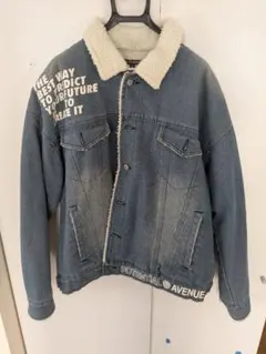 ボア デニムジャケット
